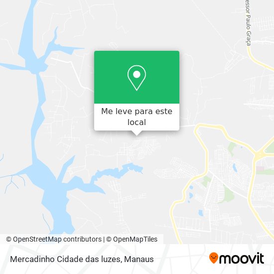 Mercadinho Cidade das luzes mapa