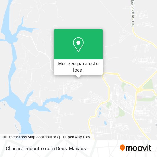 Chácara encontro com Deus mapa