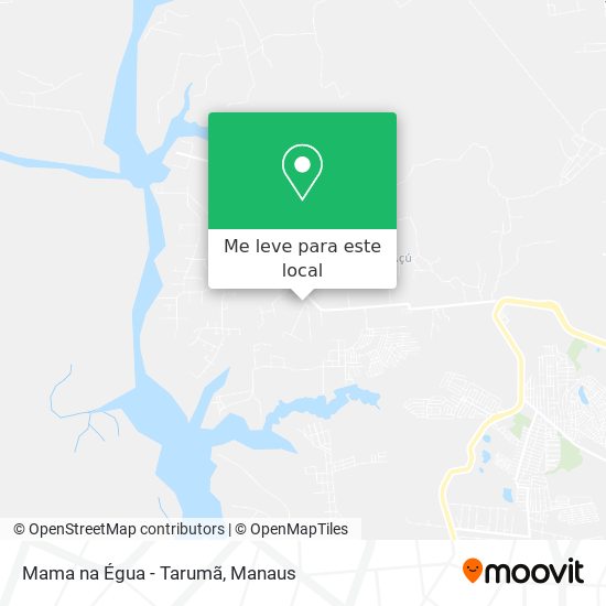 Mama na Égua - Tarumã mapa