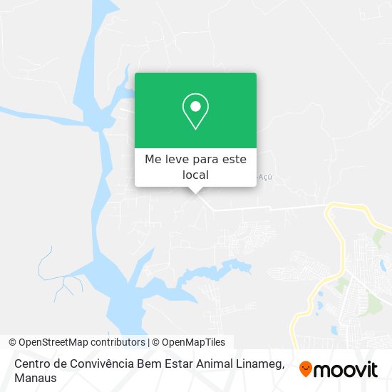 Centro de Convivência Bem Estar Animal Linameg mapa
