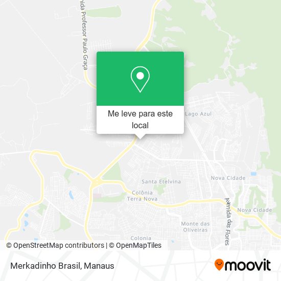 Merkadinho Brasil mapa