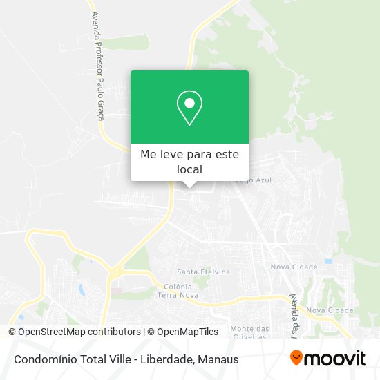 Condomínio Total Ville - Liberdade mapa