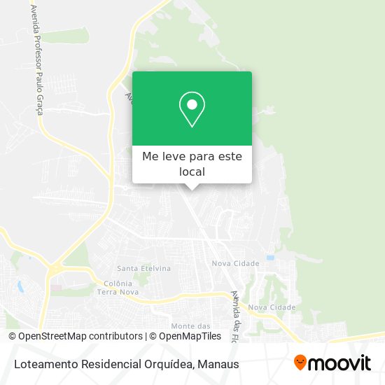 Loteamento Residencial Orquídea mapa