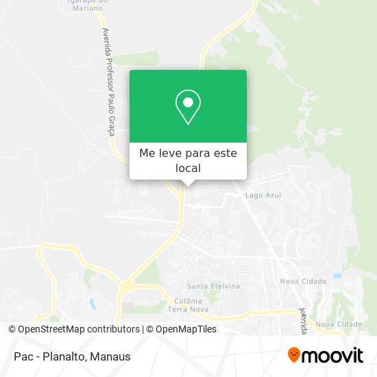 Pac - Planalto mapa