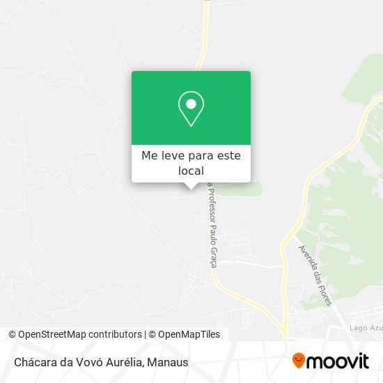 Chácara da Vovó Aurélia mapa