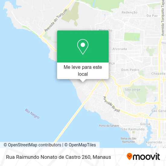 Rua Raimundo Nonato de Castro 260 mapa