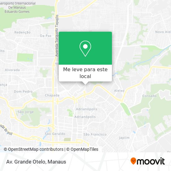 Av. Grande Otelo mapa