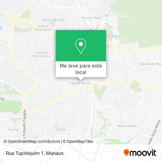 Rua Tupiniquim 1 mapa