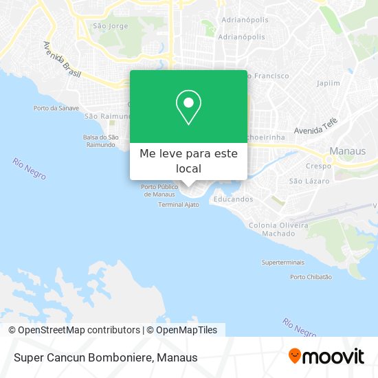 Super Cancun Bomboniere mapa