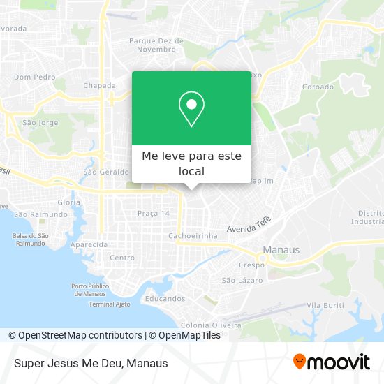 Super Jesus Me Deu mapa