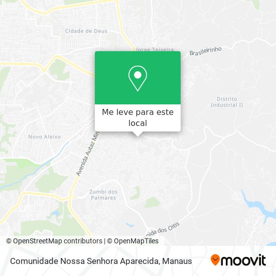 Comunidade Nossa Senhora Aparecida mapa