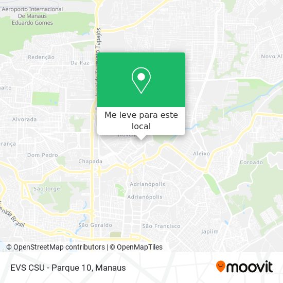 EVS CSU - Parque 10 mapa