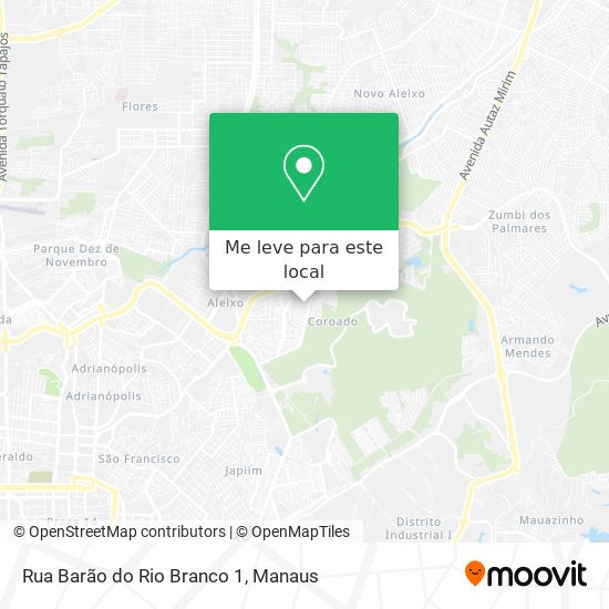Rua Barão do Rio Branco 1 mapa