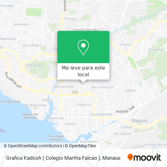 Grafica Kadosh ( Colegio Martha Falcao ) mapa