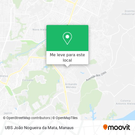 UBS João Nogueira da Mata mapa