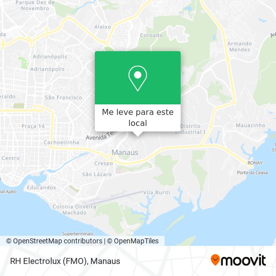 RH Electrolux (FMO) mapa