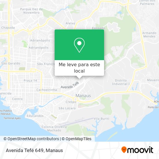 Avenida Tefé 649 mapa