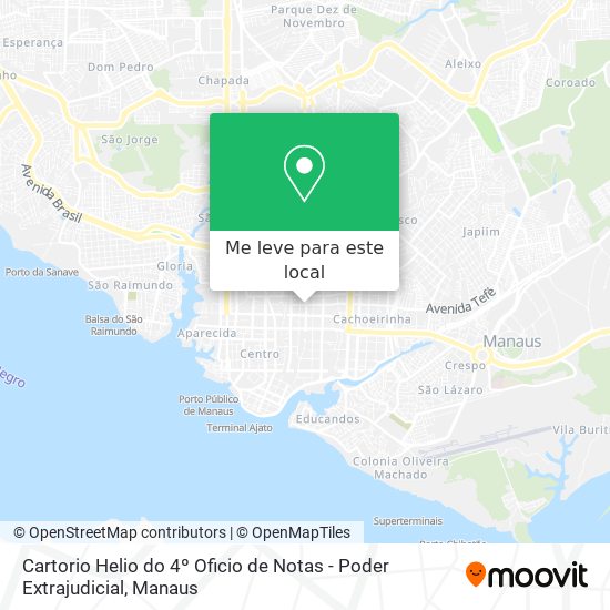 Cartorio Helio do 4º Oficio de Notas - Poder Extrajudicial mapa