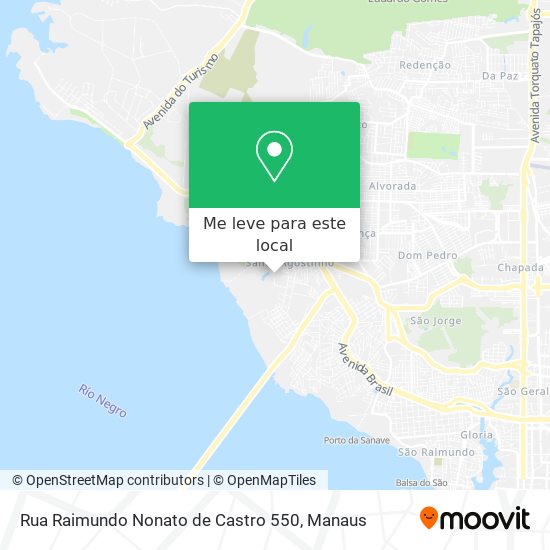 Rua Raimundo Nonato de Castro 550 mapa