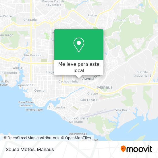 Sousa Motos mapa