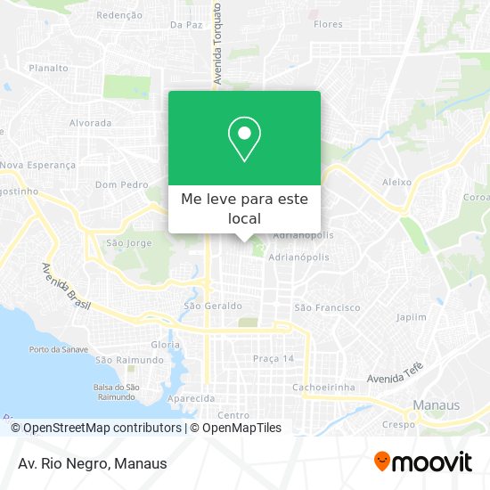 Av. Rio Negro mapa