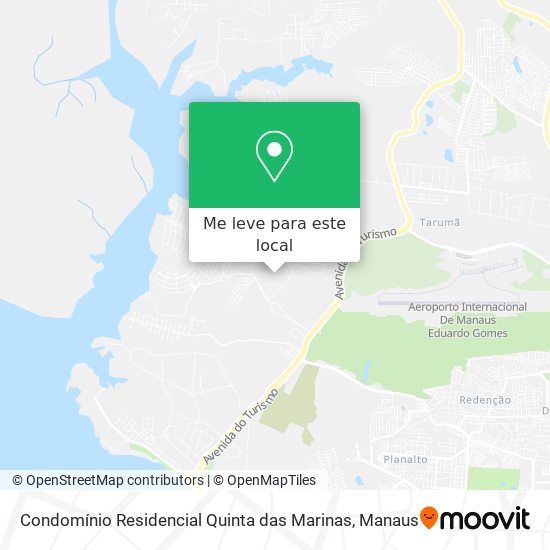 Condomínio Residencial Quinta das Marinas mapa