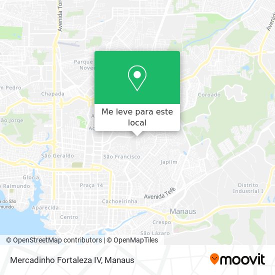 Mercadinho Fortaleza IV mapa