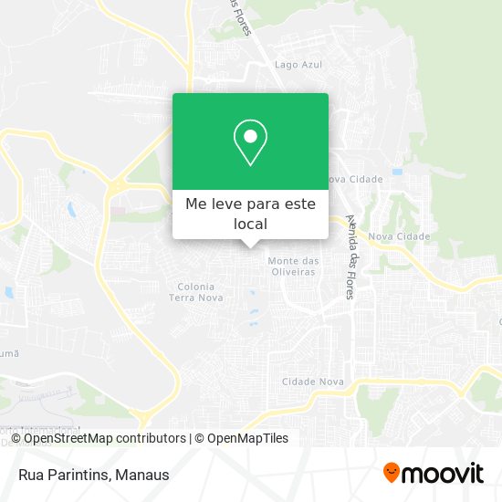 Rua Parintins mapa