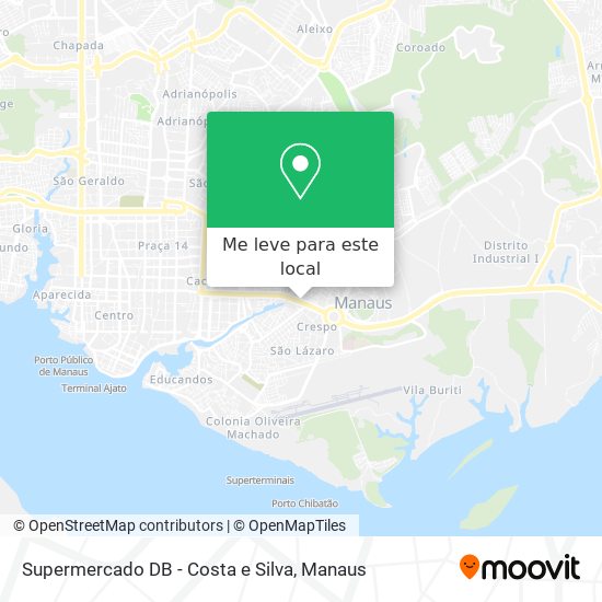 Supermercado DB - Costa e Silva mapa