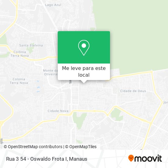 Rua 3 54 - Oswaldo Frota I mapa