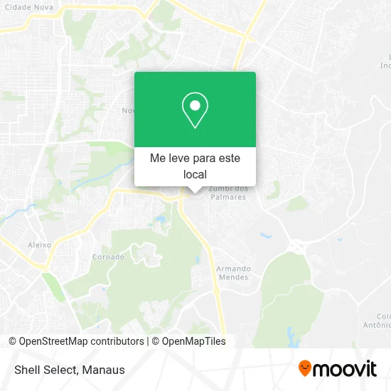 Shell Select mapa