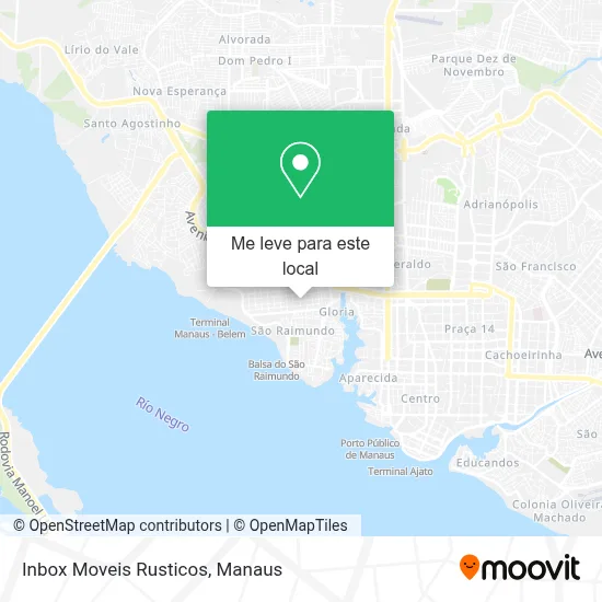 Inbox Moveis Rusticos mapa
