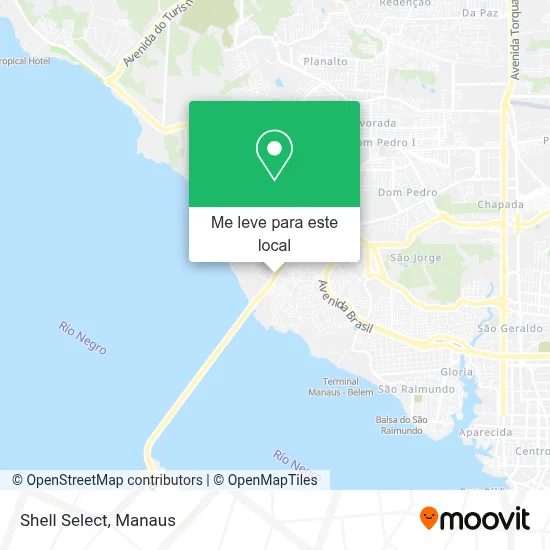 Shell Select mapa