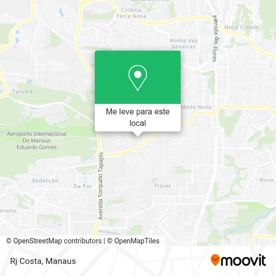 Rj Costa mapa