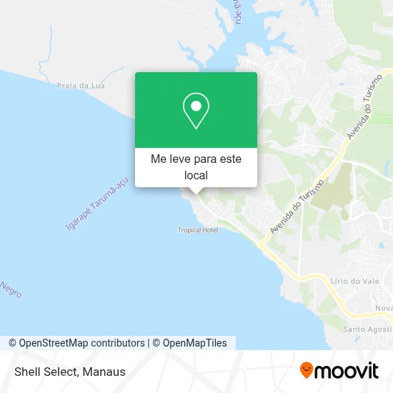 Shell Select mapa