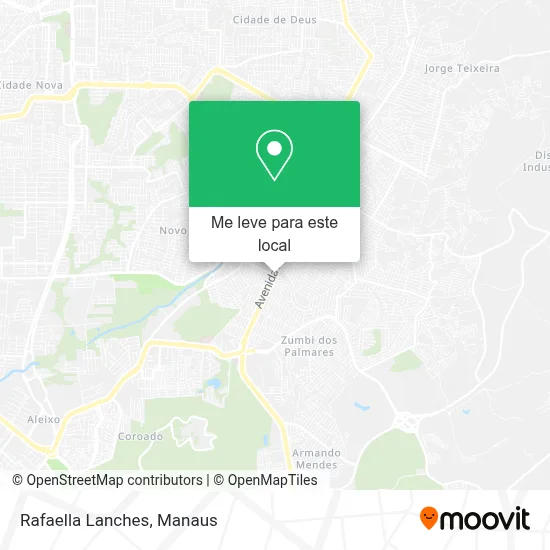 Rafaella Lanches mapa
