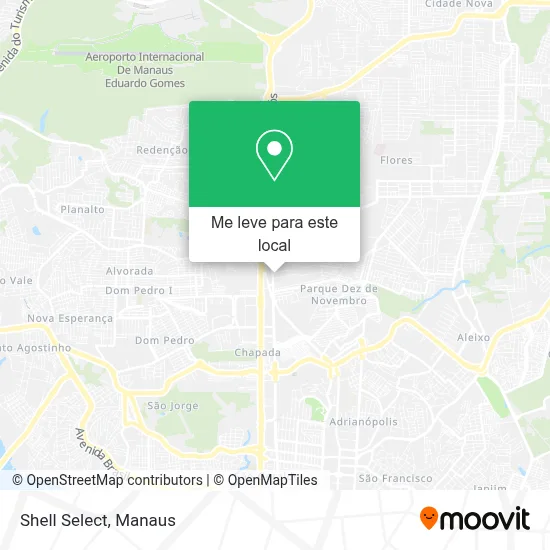 Shell Select mapa