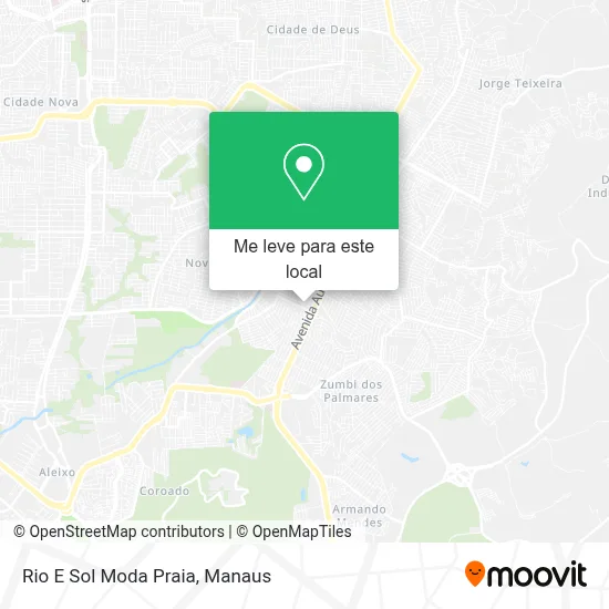 Rio E Sol Moda Praia mapa