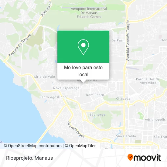Riosprojeto mapa