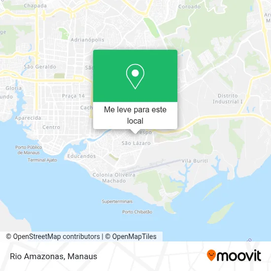 Rio Amazonas mapa