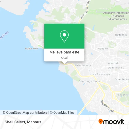 Shell Select mapa