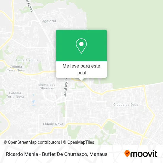 Ricardo Mania - Buffet De Churrasco mapa
