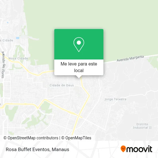 Rosa Buffet Eventos mapa