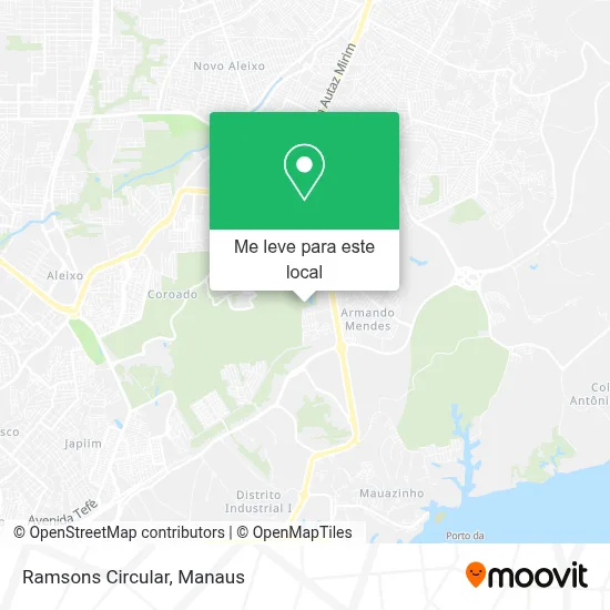 Ramsons Circular mapa