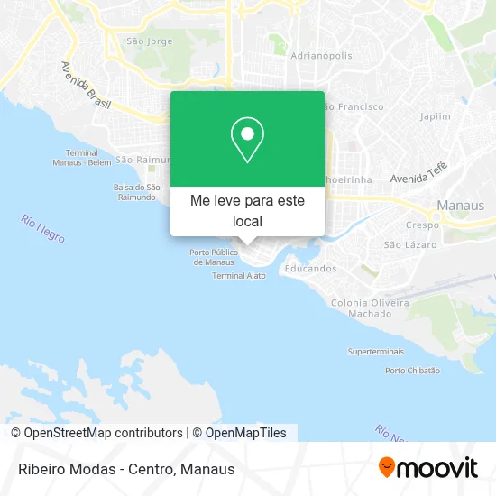 Ribeiro Modas - Centro mapa