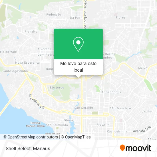 Shell Select mapa