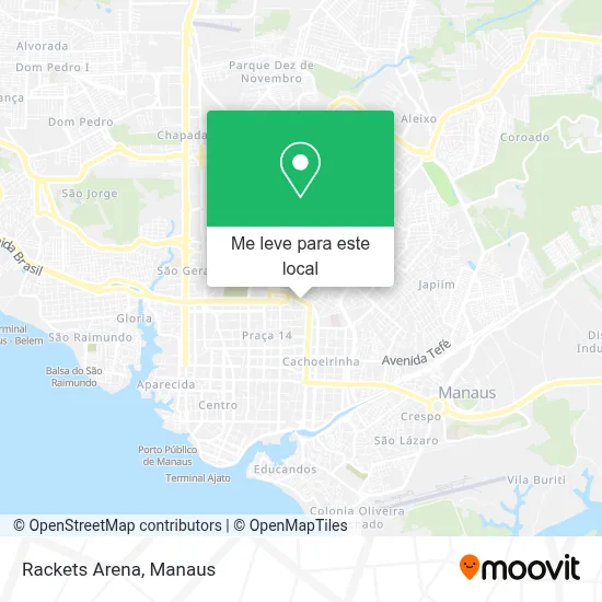 Rackets Arena mapa