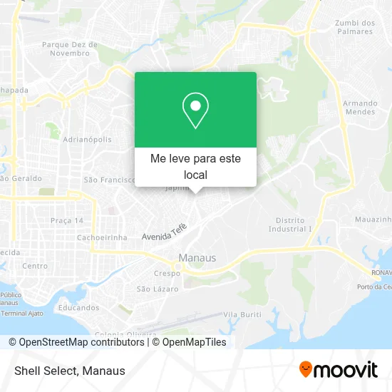 Shell Select mapa