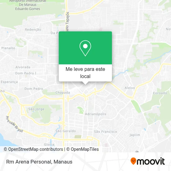 Rm Arena Personal mapa