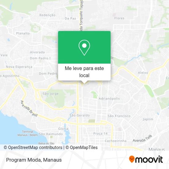 Program Moda mapa